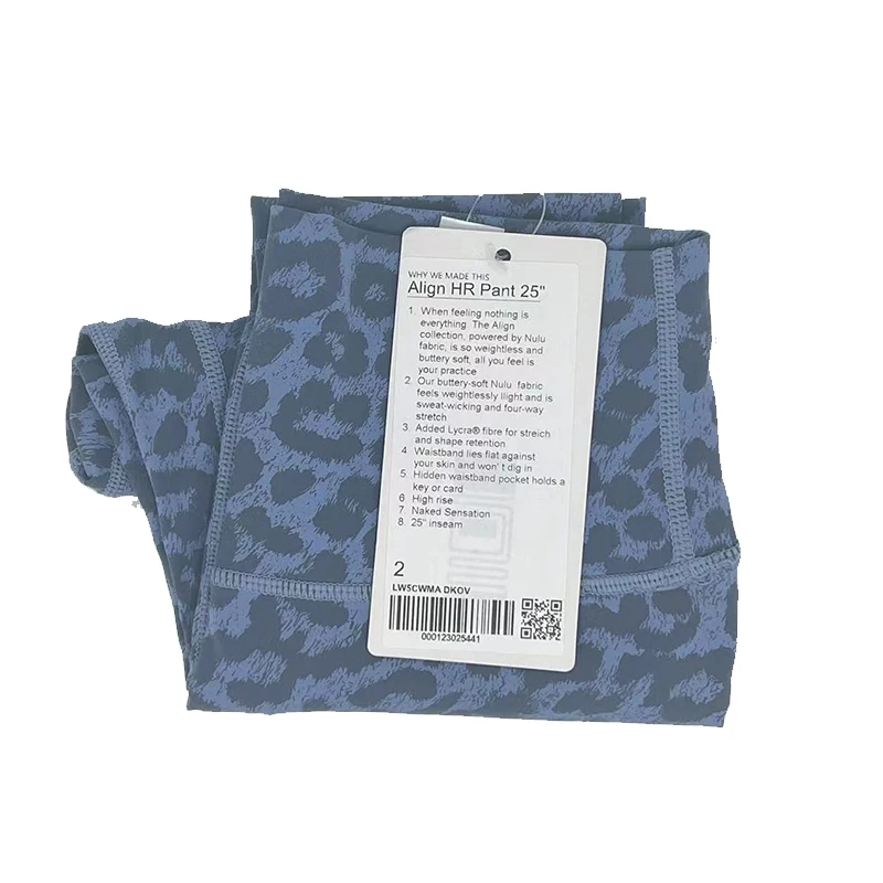 Luluwomen Sports Leopard Print Spotted Tight Yoga Pants Fitness Jogging Training High Waist Women's Sports Leggings