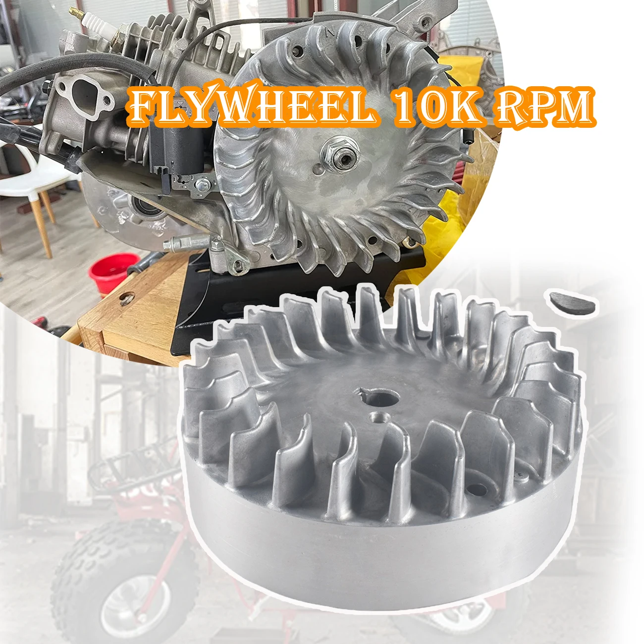 

Маховик 10k об/мин Predator Harbor грузовой литой алюминий для двигателя Predator 224cc Max Power