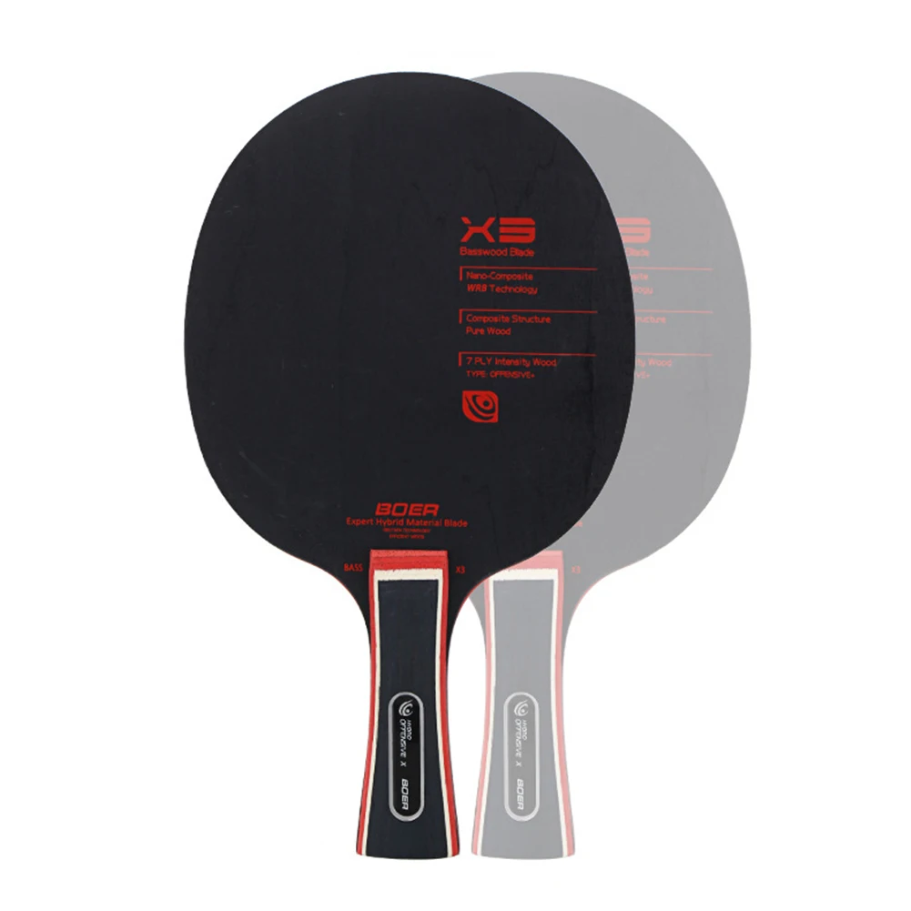 Bottom Plate Table Tennis Blade Ping Pong Blade Racket Bottom Plate Table Tennis Blade Fast Break Long Handle Paddle