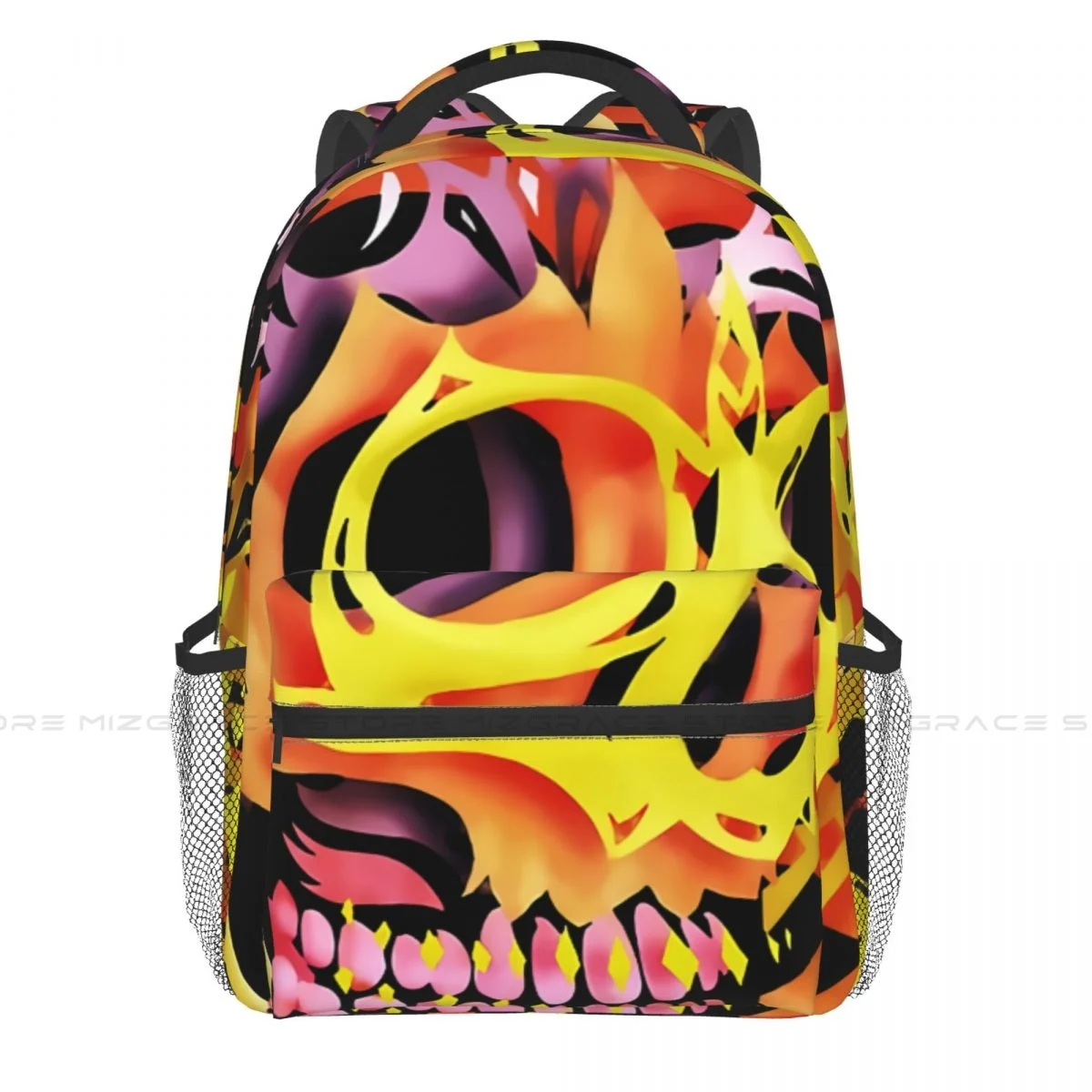 Рюкзак с черепом для школы мягкий дорожный Повседневный ранец мальчиков и