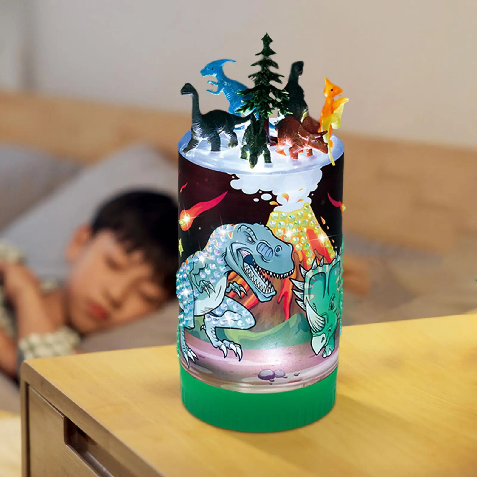 

Diamonds Painting Lamp with Remote Control Dimmable NightStand Lamp for Home
