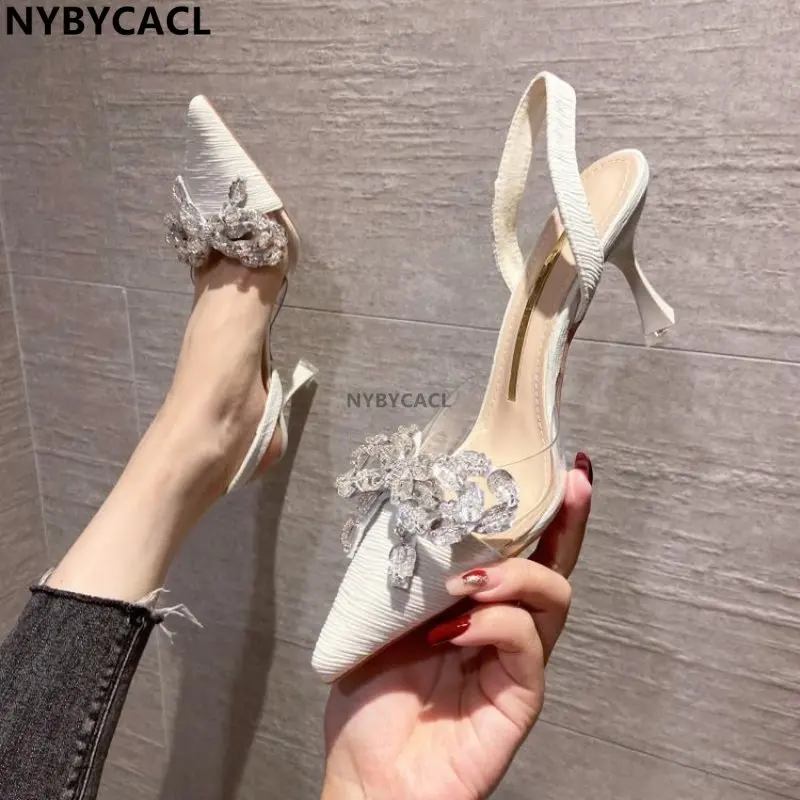 

Design Sense Niche Transparent High Heels Women's Stiletto 2023 Spring and Autumn New Champagne Color Single Shoes Dress Shoes