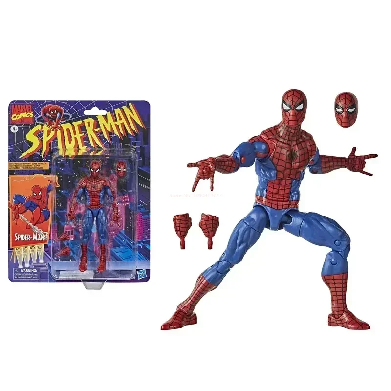 Человек-паук Marvel Legends Venom Deadpool экшн-фигурка игрушка сменное лицо украшение модель