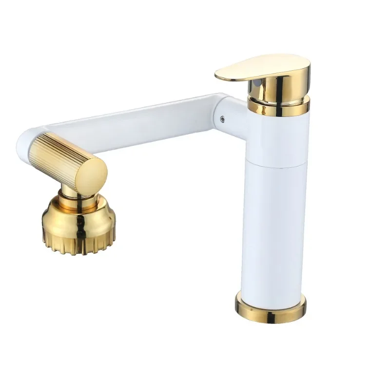 Смеситель Lucky Cat для ванной комнаты Универсальный вращающийся кран горячей и