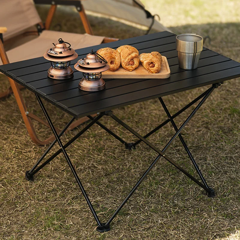 

Aoliviya Sh New Outdoor Folding Table Ultralight Aluminum Alloy Portable Egg Roll Table Camping Barbecue Picnic Table Fishing Pi