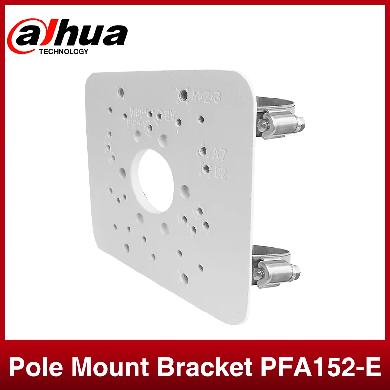 

Dahua Pole Mount Bracket PFA152-E Aluminum Neat & Integrated design Camera Bracket For IPC-HDW5831R-ZE SD22404T-GN SD22204T-GN
