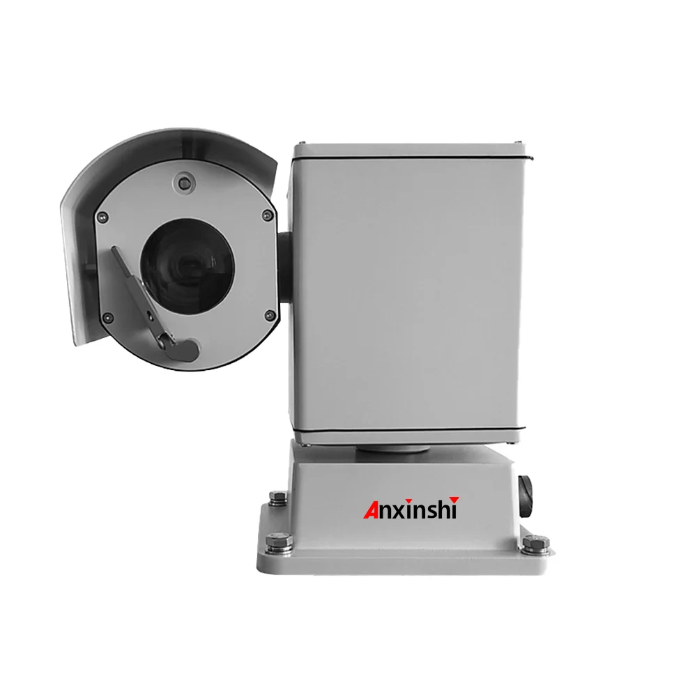 Anxinshi CUSTOM starlight  CMOS poe auto tracking solar panel solar energy ptz 4MP wifi bullet IP ptz camera