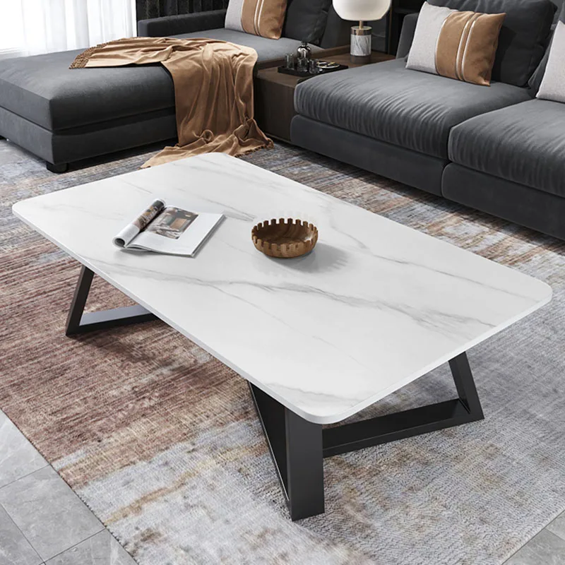

Marble Sofa Side Table Rectangle Designer Italian Coffee Tables Modern Design Living Room Coiffeuse Auxiliary Furniture CC50CJ
