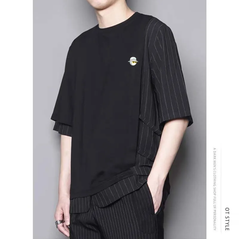 2023 Men's Malbon Golf Wear Polo Clothing Contrast Summer Men Slim Fit Shirt T-shirt Solid Color Short Sleeve Casual Business