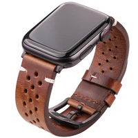 genuine leather strap for apple watch band serie 7 6 5 4 se bracelet 44mm 45mm 40mm 41mm 42mm 38mm women men iwatch watchband