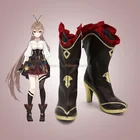 Голографическая живая система Nanashi Mumei, аниме-персонажи, обувь для косплея, ботинки, костюм для вечеринки, реквизит