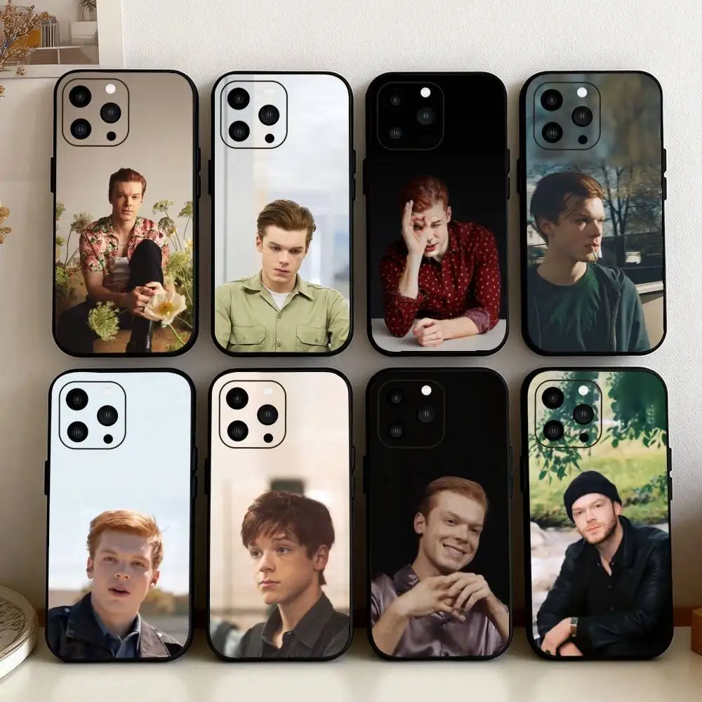 Фото Чехол для телефона C-Cameron M-Monaghan для iPhone 17, 16, 15, 14, 13, 12 Plus, Max, мягкий силиконовый, черный №1