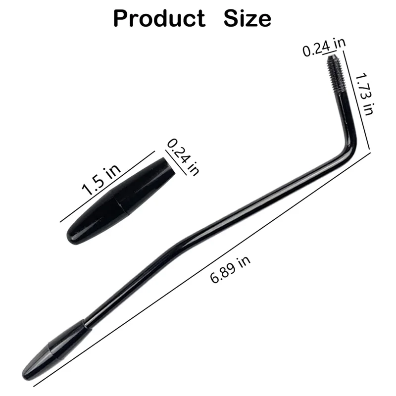 4 шт. 6 мм резьба тремоло Whammy Bar металлический с наконечником для электрогитары