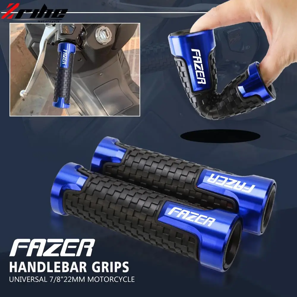 

7/8" 22mm Motorcycle Anti-Slip Handle Bar Handlebar Grips For YAMAHA FZ1 FZ6 FAZER 600 700 FAZER600 FAZER700 FZ1FAZER FZ6FAZER