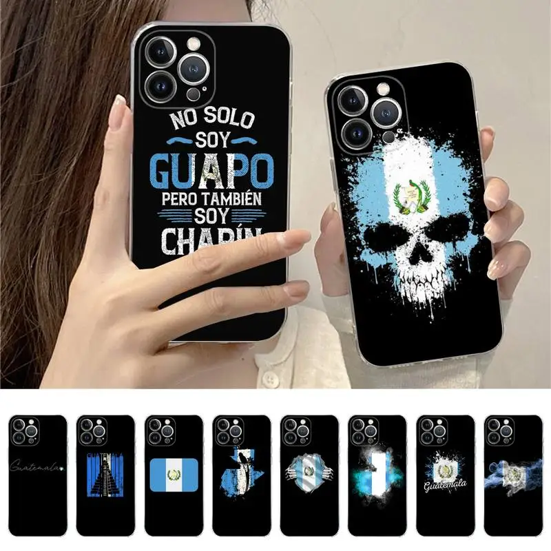 

Guatemala Flag Phone Case For iPhone 14 11 12 13 Mini Pro XS Max Cover 6 7 8 Plus X XR SE 2020 Funda Shell