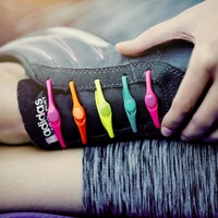 thesecond generation of round head silicone shoelaces is free to tie elastic shoelaces lazy shoelaces silicone elastic shoelace