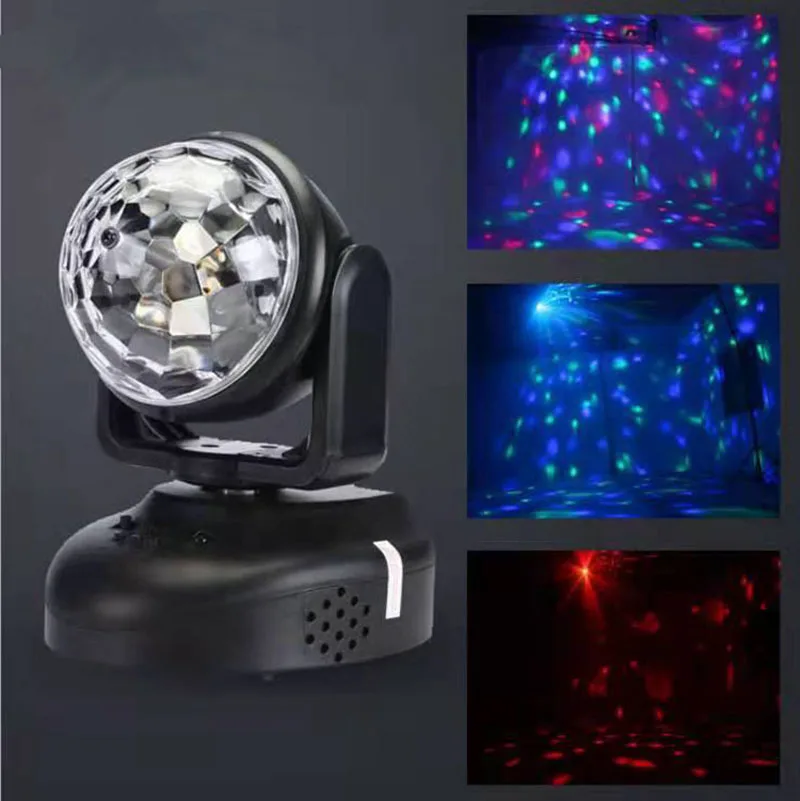 Mini RGB Led Moving Head Stage Eeffect Laser Football Light Beam Strobe Laser Projector For DJ Disco Moving Head