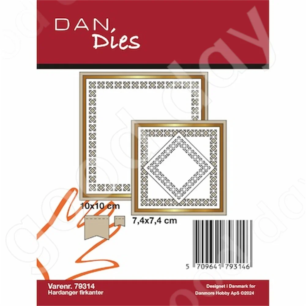 Прямоугольная круглая рамка металлические пресс-формы Скрапбукинг календарь