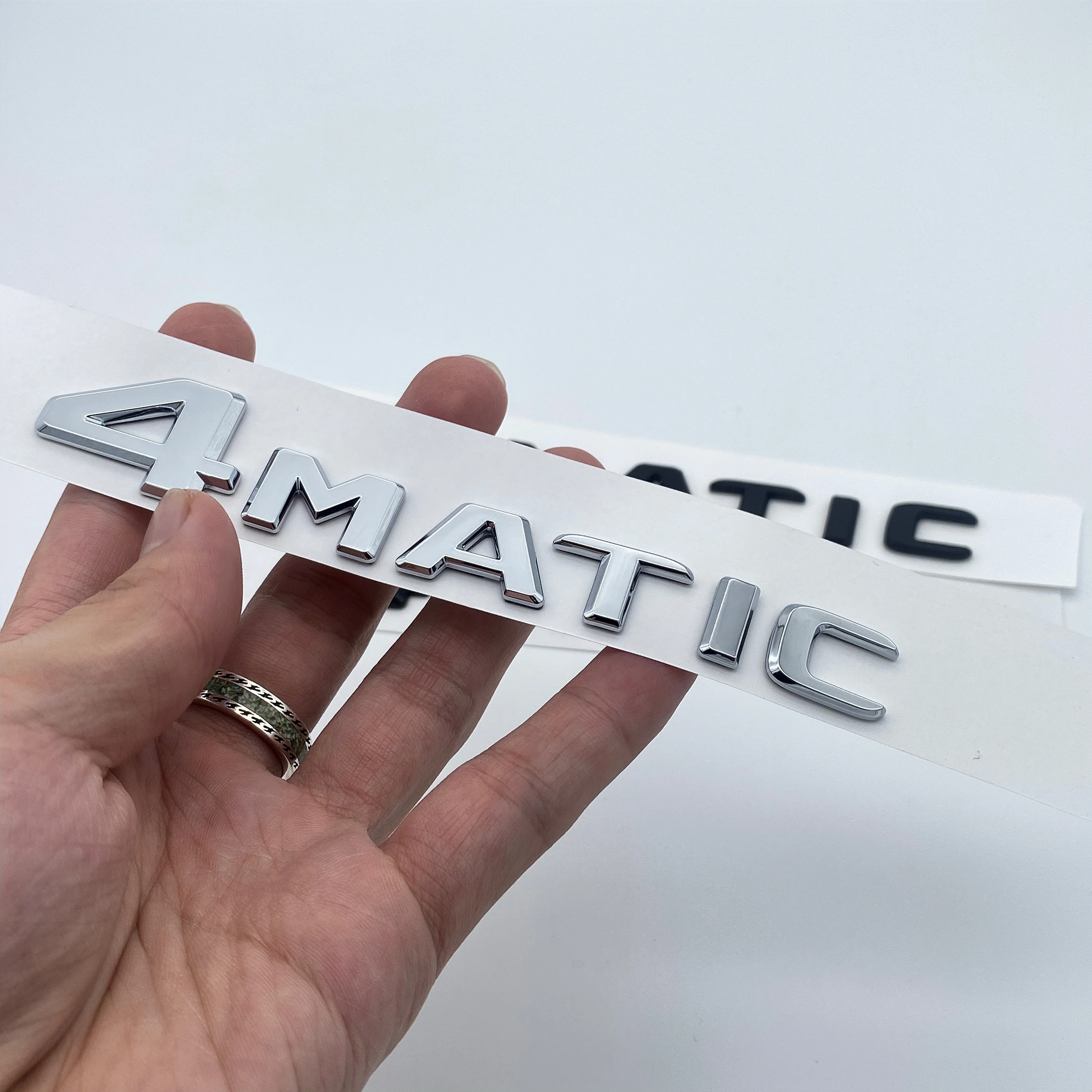 Для Mercedes Benz A B C E G S ML SL CL GLA CLA Class AMG 4matic багажник хромированные матовые черные буквы