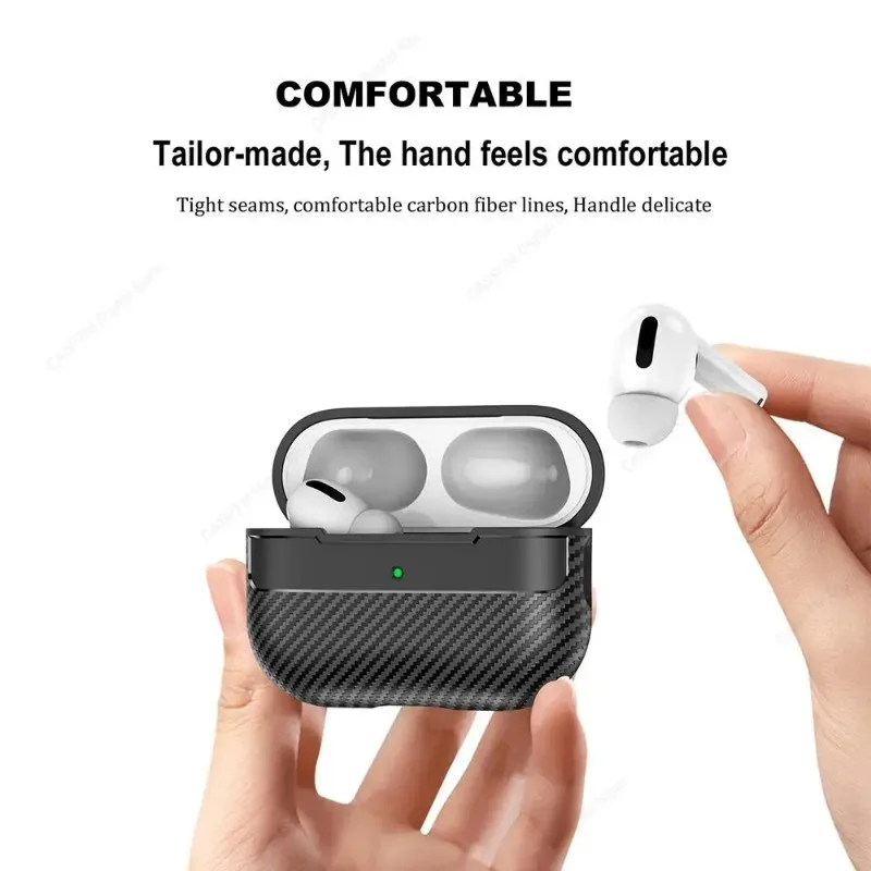 Беспроводные наушники из углеродного волокна для AirPods Pro 2023