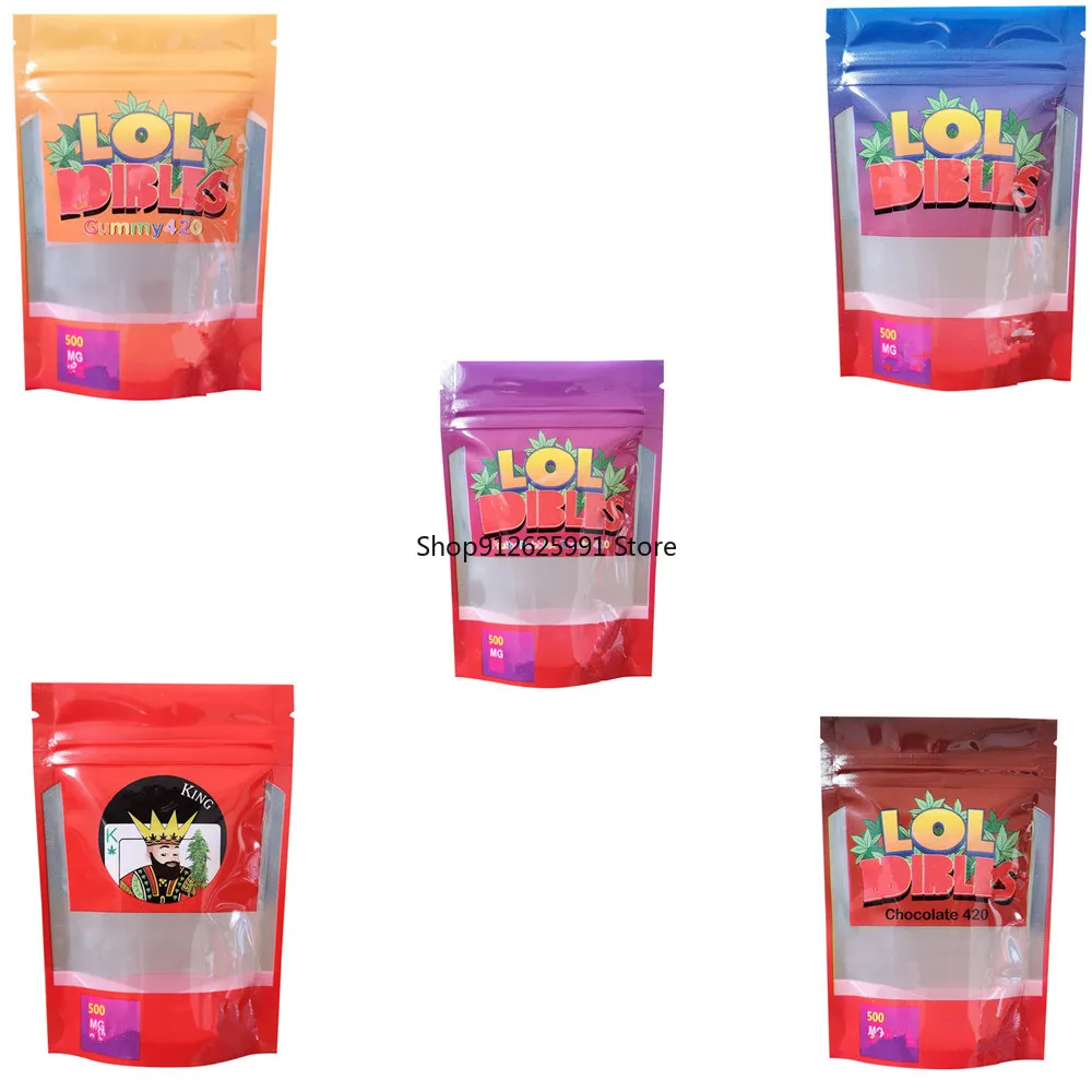 

(LOL) NEW Bag Resealable Packaging- ONLY Bag No any food Patch 500mg