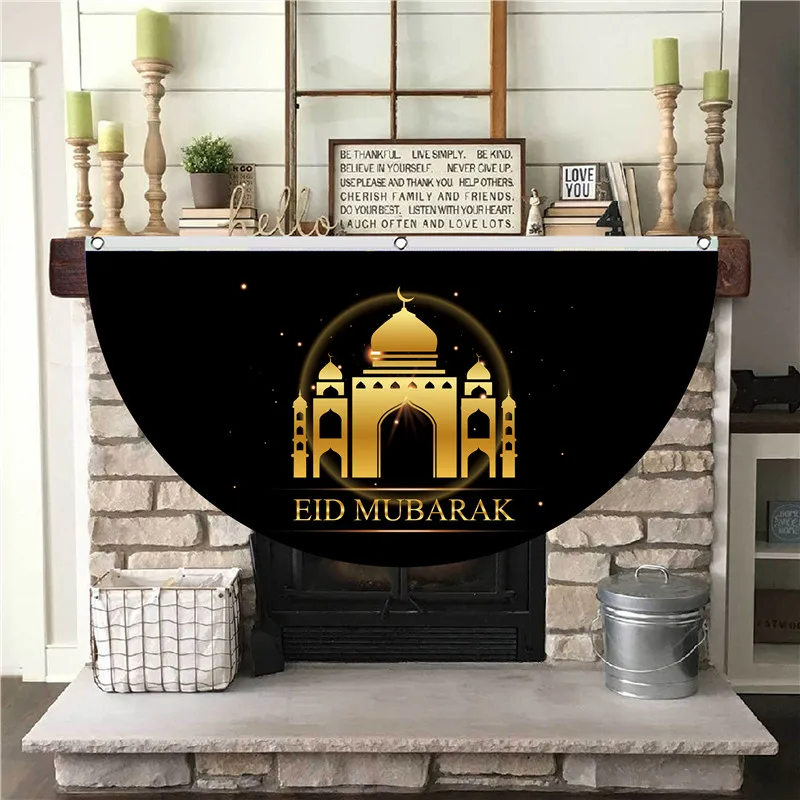 

2023 EID Mubarak Веерообразный подвесной флаг женский для дома исламский мусульманский декор для вечеринки Рамадан Kareem Eid Al Adha подарки