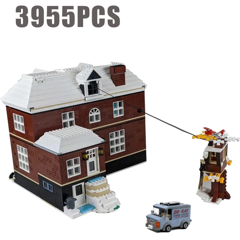 

Новинка 2021, 3955 шт., совместимы с серией фильмов 21330, домашняя модель дома, набор для самостоятельной сборки блоков, кирпичи, рождественские по...