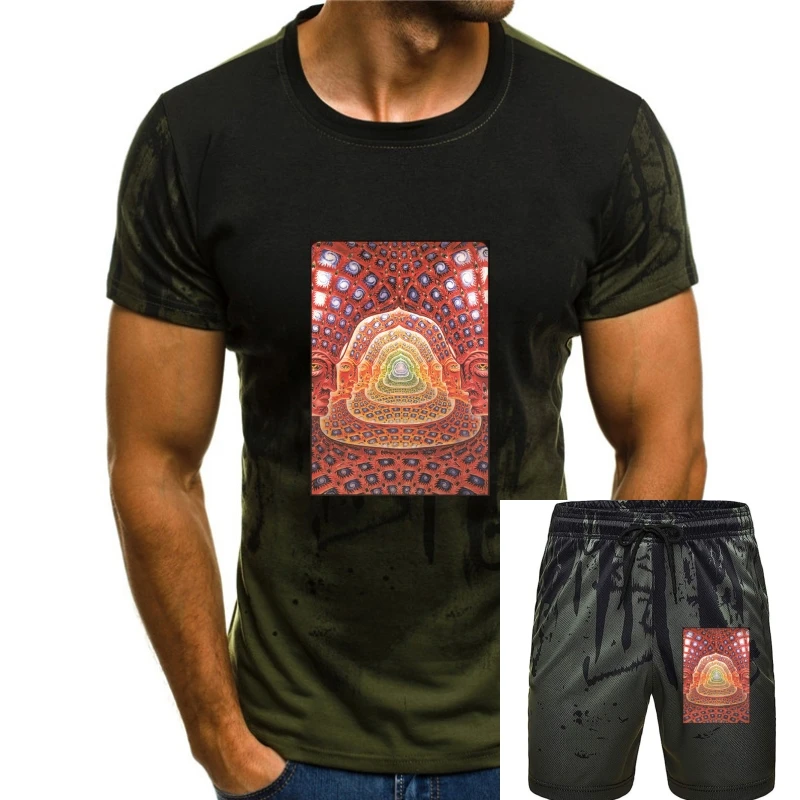 

Lsd Hofman Fractal T-shirt Men T-Shirt Tees Men Clothing Big SizeS-XXxl Short Sleeve T Shirt Men New Fashion Hot