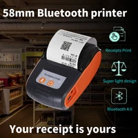 portable receipt printer bluetooth thermal mini wireless note phone 58mm printers android ios pc free app bill makers impresoras