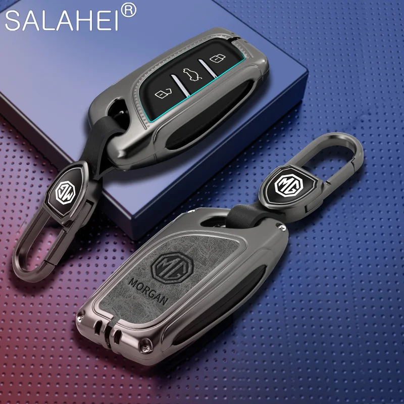 

Zinc Alloy Car Key Case Cover Holder Key Bag Shell For Saic MG MG5 HS ZS EV EZS EHS MG6 2019 2020 Auto Key Protector Accessories