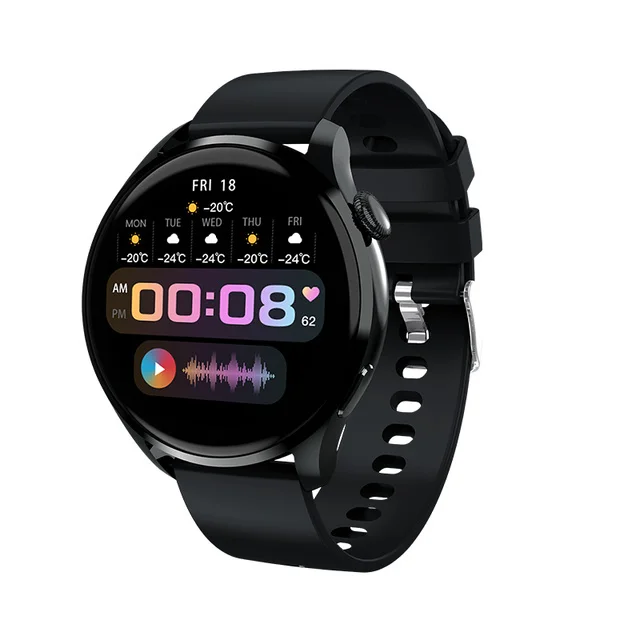 

CHENZKJ HW66 AMOLED SmartWatch Smart Watch 1.35 Inch HD Screen Heart Rate Monitor Men Women Bluetooth Call pk GTR 3 GTS2 CE