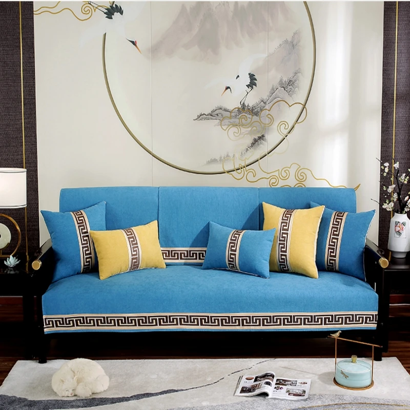 

Kuup New Sofa Protector Cover For Living Room Stretch Sofa Cushion Mat Couch Covers Thicken Chenille air Sofa Towel Home Decor