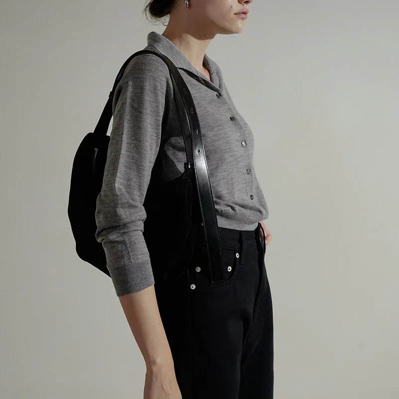 

Женская сумка на одно плечо в стиле ретро из натуральной кожи