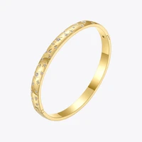 enfashion starry zircon bracelet for women gold color statement bangle stainless steel fashion jewelry pulseras mujer b212248