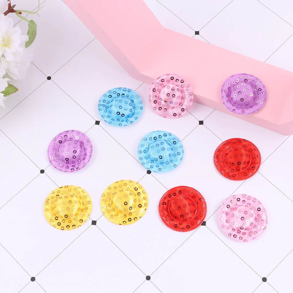

24 Pcs Mini Party Hats Homemade Ornaments Tiny DIY Decorations Miniature Craft