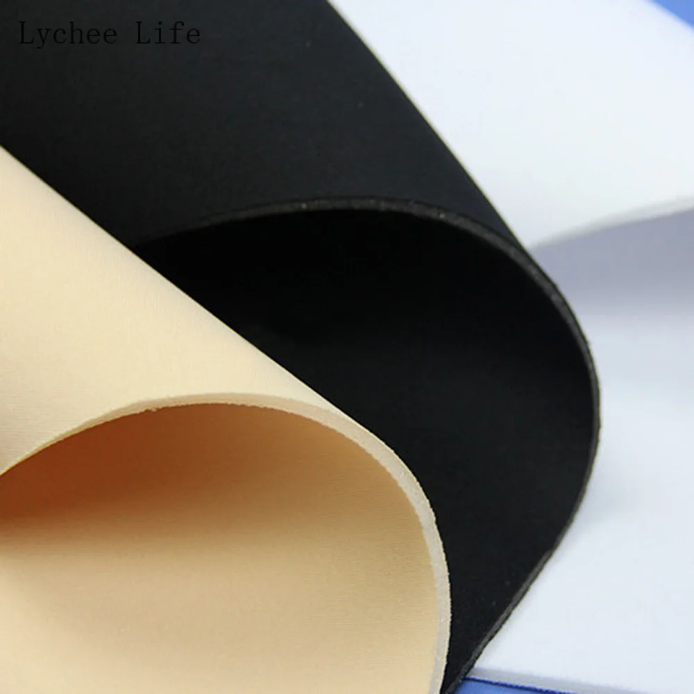 Lychee Life белая кожа композитная губчатая ткань 45x7 5 см/1 5x1 м для нижнего белья