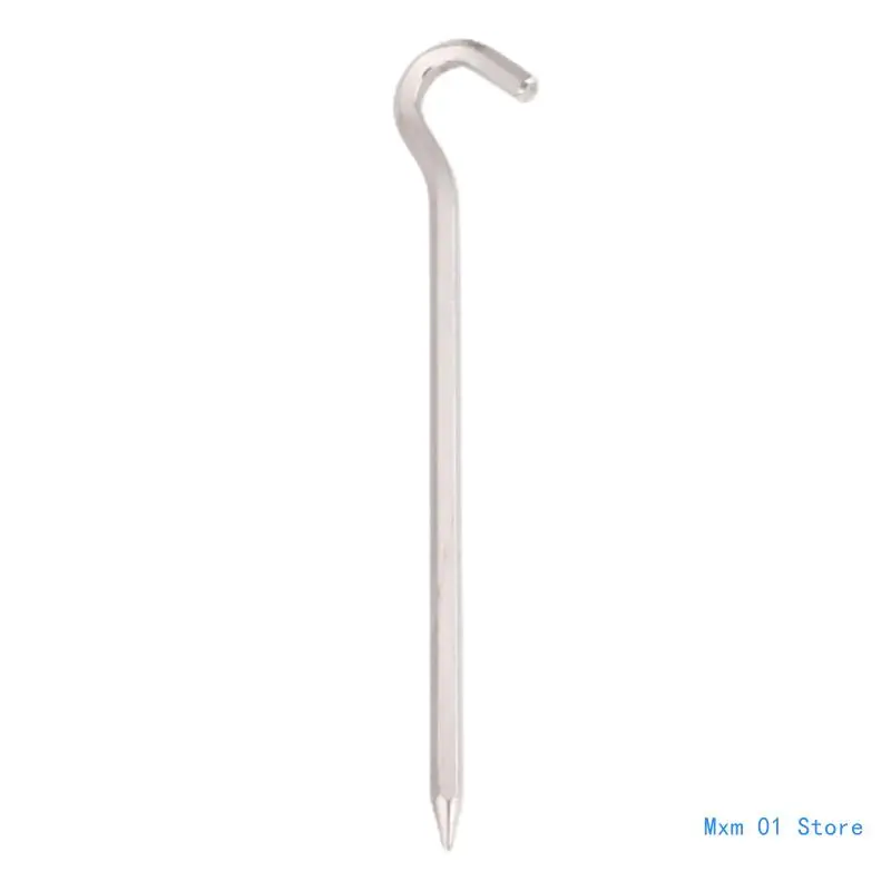 

Aluminum Alloy Canopy Stake Spikes Wind-proof Tent Ground Nails Camping Tent Peg Drop shipping