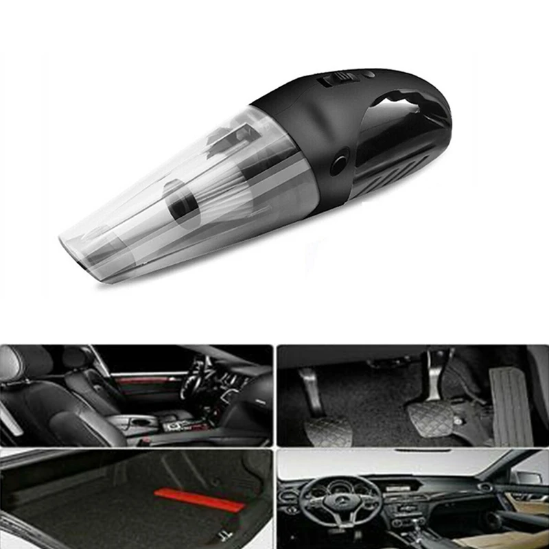 

Car Portable Wet & Dry Vacuum Cleaner Cordless Handheld Home Auto Pet Hair 120W