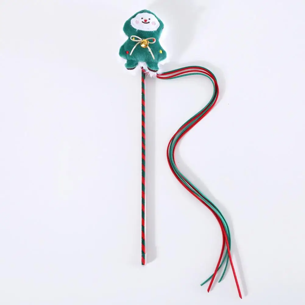 

Lightweight Eco-friendly Kitten Teaser Wand Toy with Bell Interactive Toy Cat Stick Toy Cute Pet Supplies