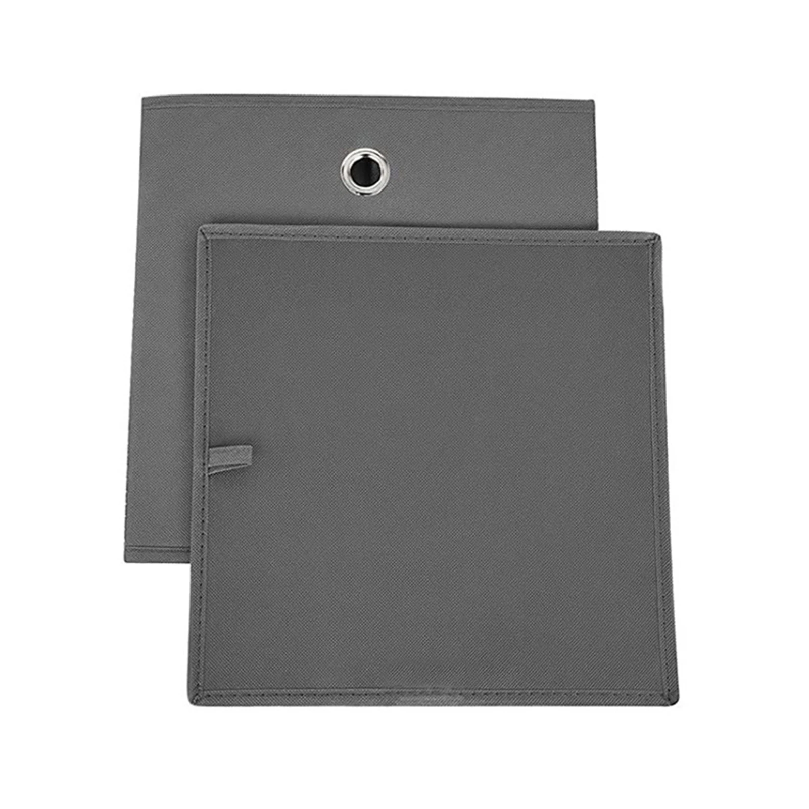 

Fabric Storage Bins Large Capacity Gray Collapsible Multi-functional Box for Office Home Closet