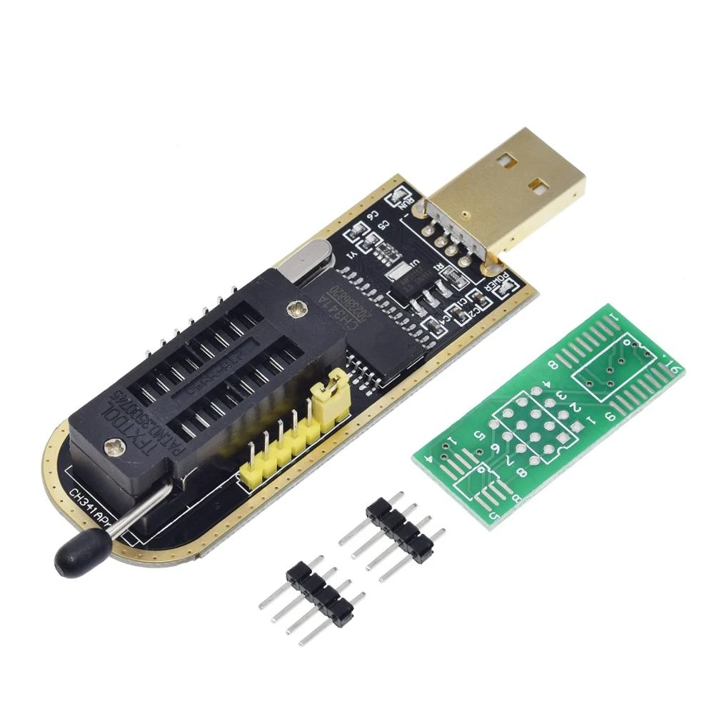

CH341A CH341Series EEPROM Flash BIOS USB Programmer with Software & Driver
