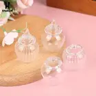 Миниатюрные игрушки для кукольного домика 1:12, прозрачная баночка для сладостей, фруктов, модель игрушки, прозрачная баночка для сладостей