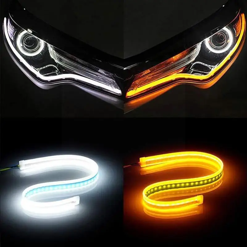 

Светодиодная лента, индикатор поворота, потоковый декоративный водонепроницаемый автомобильный фонарь O7a3