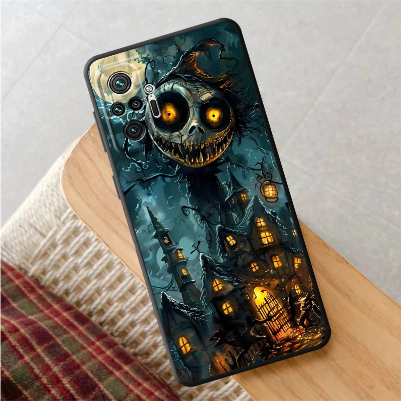 Чехол для телефона Disney Christmas Eve Skull Cool Redmi Note 8T 10 9 Pro 9S 9T 10S 11S 11 12 14 13 Soft Cover