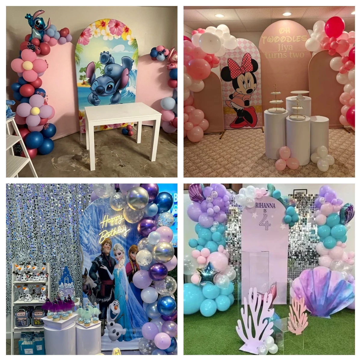 Фон для фотосъемки с изображением персонажей из мультфильма Океан Моана