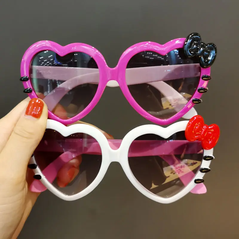 

Kawaii Sanriod Anime Surrounding Kitty Children's Sunglasses Peach Sunglasses Sunshade Uv Protection Sunglasses Birthday Gift