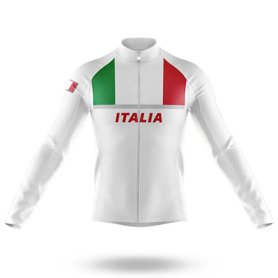 

SPRING SUMMER Italia NATIONAL TEAM ONLY LONG SLEEVE ROPA CICLISMO CYCLING JERSEY CYCLING WEAR SIZE XS-4XL