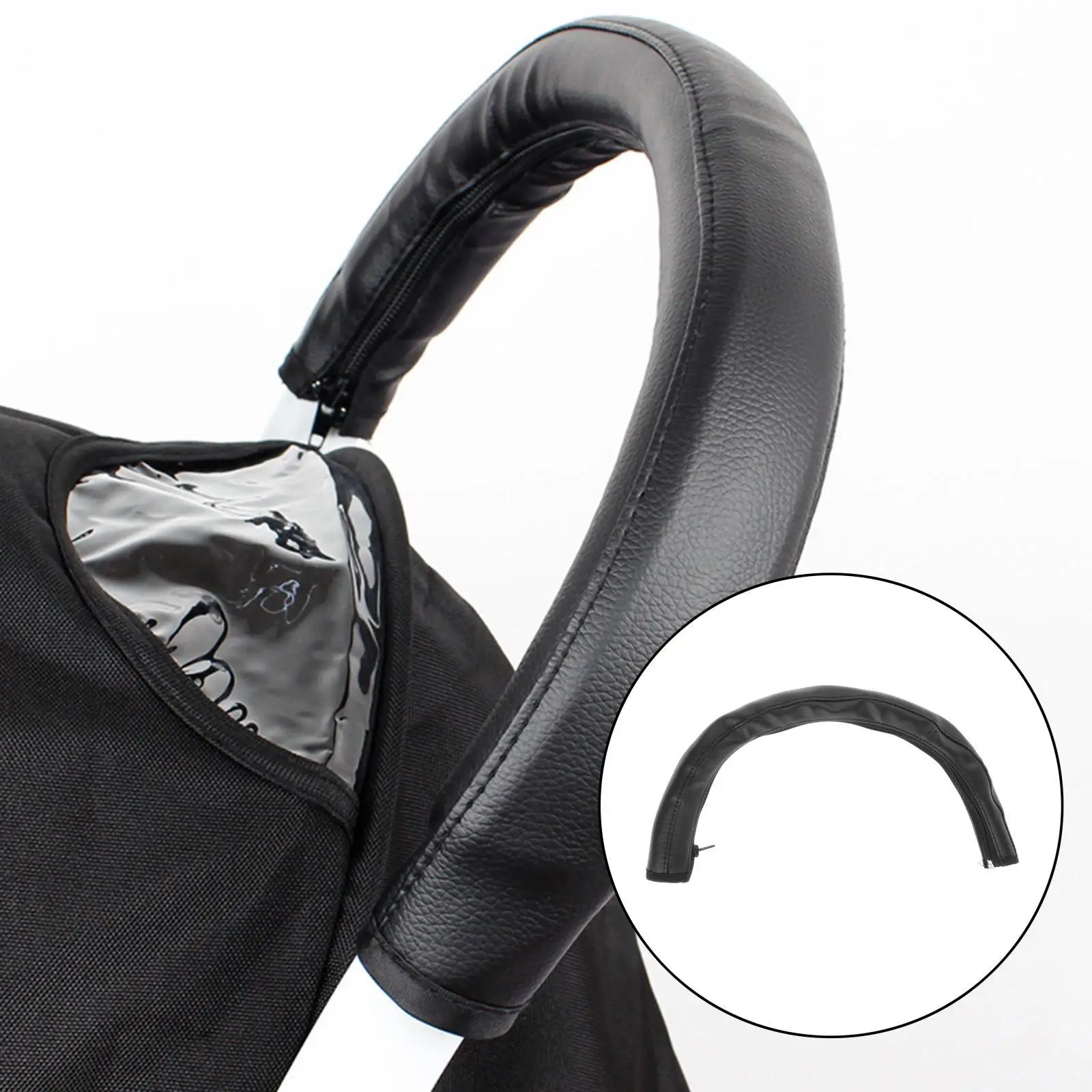 

Baby Stroller Armrest Cover, Removable Zipper Dust-Proof Sleeve for Pushchair Pram