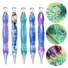 5D ручка из смолы, ручка для алмазной живописи, многослойная ручка, экологически чистые сменные головки ручки из сплава, вышивка, рукоделие, Нейл-арт