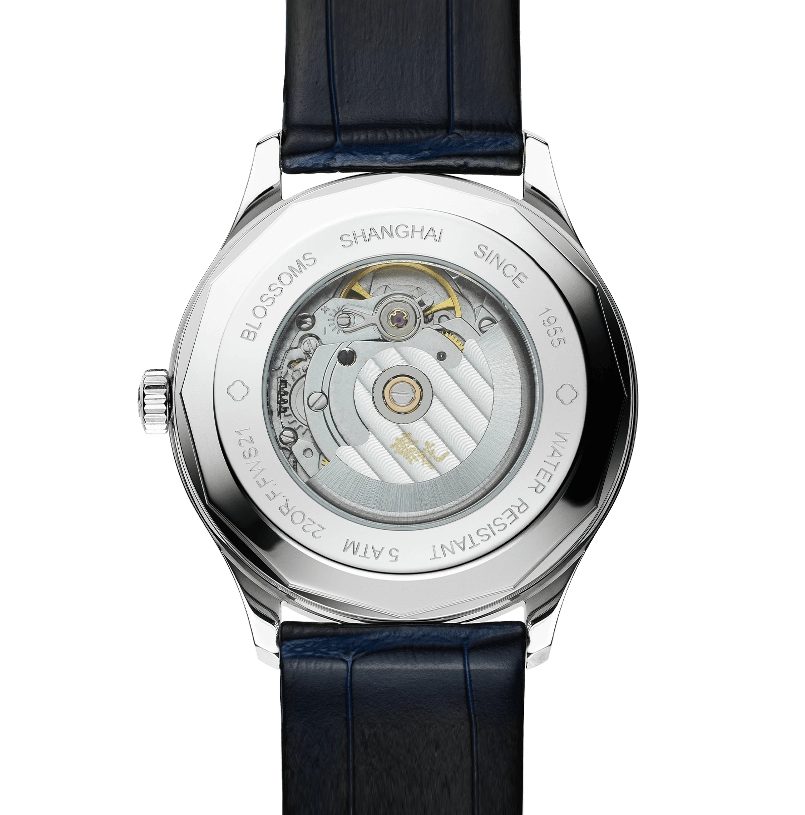 NEW Shanghai Watch 39mm Automatic Mechanical Wristwatch Luxury Men's Watch Sapphire Waterproof BLOSSOMS Gift Box reloj hombre